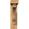 Ekena Millwork Balboa Block Smooth Bracket w/ Offset Brace, Western Red Cedar, 3 1/2"W x 14"D x 14"H BKT0402X14X14BOA05SWR - alternate 3